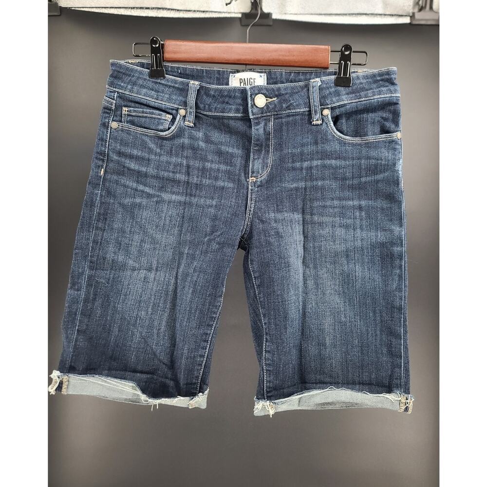 Paige Jean Cut off Bermuda shorts Size 29 Beachy Resort Wear Summer nboho